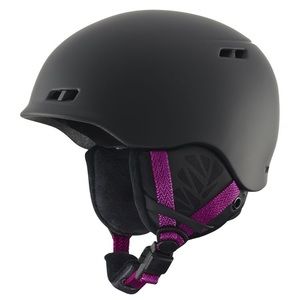 Burton Black and Purple Women's Helmet